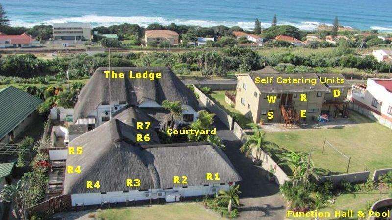 Khaya La Manzi Guest Lodge Hibberdene Esterno foto